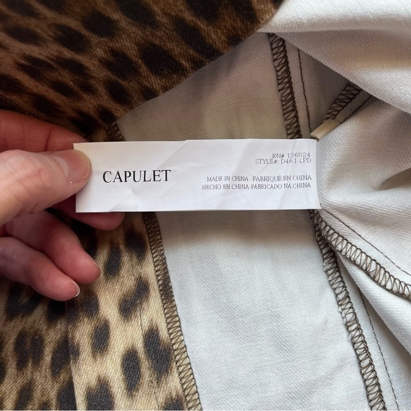 Capulet Revolve Animal Print MIDI Bustier Body Con Dress Size Small - Picture 5 of 9